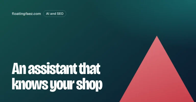 Building an AI shopping assistant on your own product data