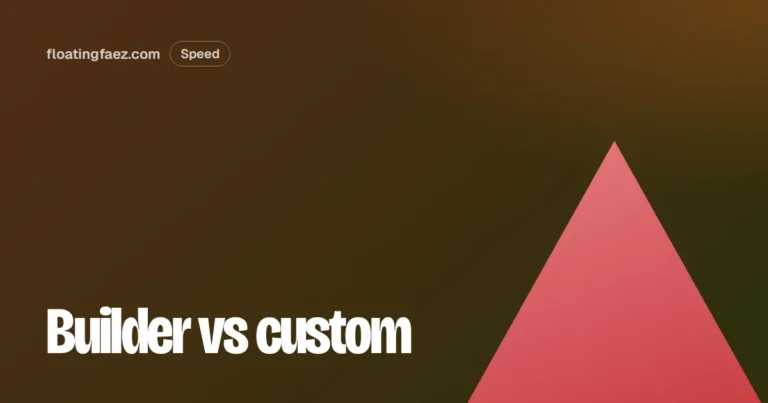 Elementor or a custom theme: what it really means for speed